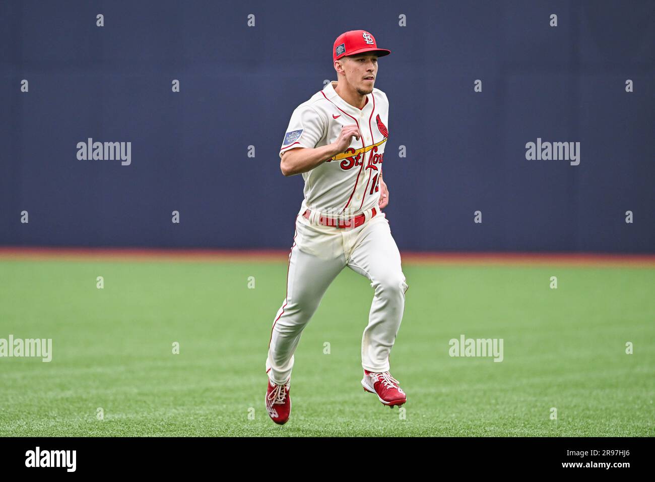 Tommy Edman #19 of the St. Louis Cardinals during the 2023 MLB