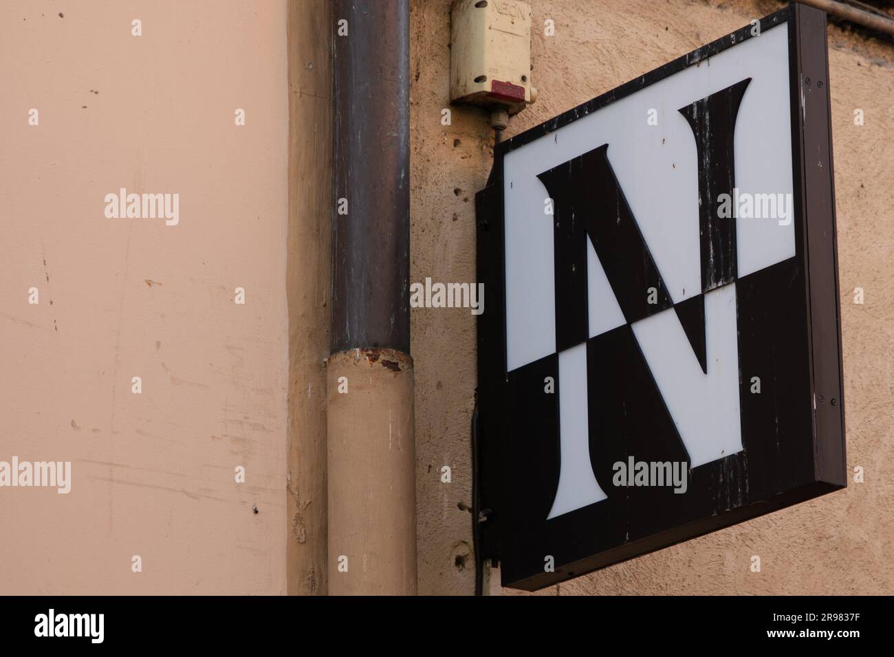 Bordeaux , Aquitaine France - 06 22 2023 : Napapijri brand sign and logo  text chain wall facade shop entrance for fashion clothing store Stock Photo  - Alamy