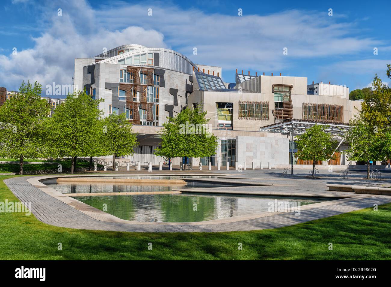 Scottish Parliament Building in city of Edinburgh, Scotland, UK. Stock Photo