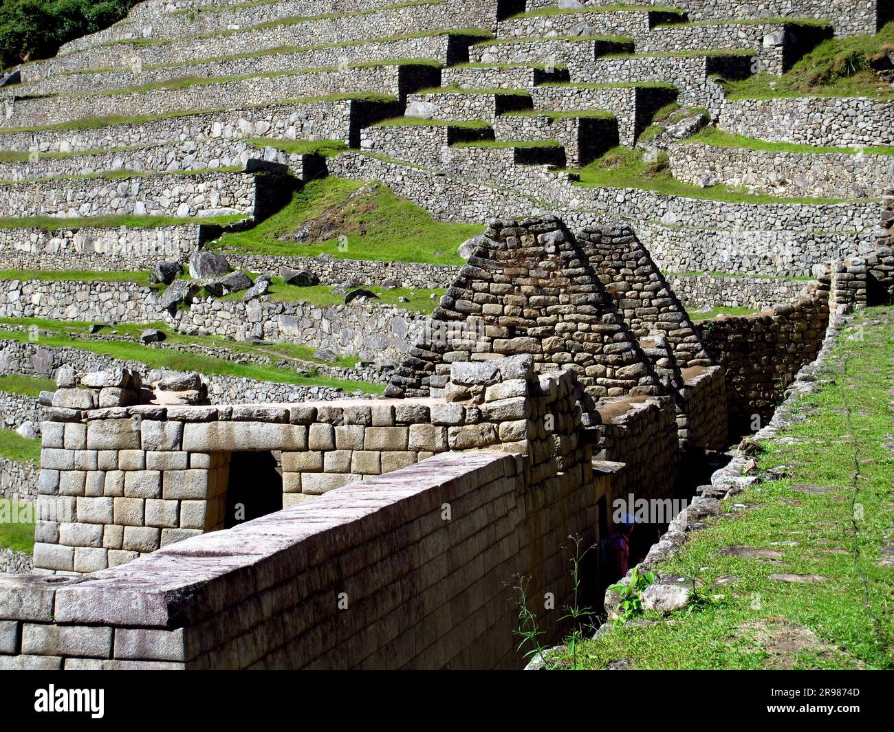 Machu Picchu is capital of the Inca Empire in the Andes mountains, Peru ...