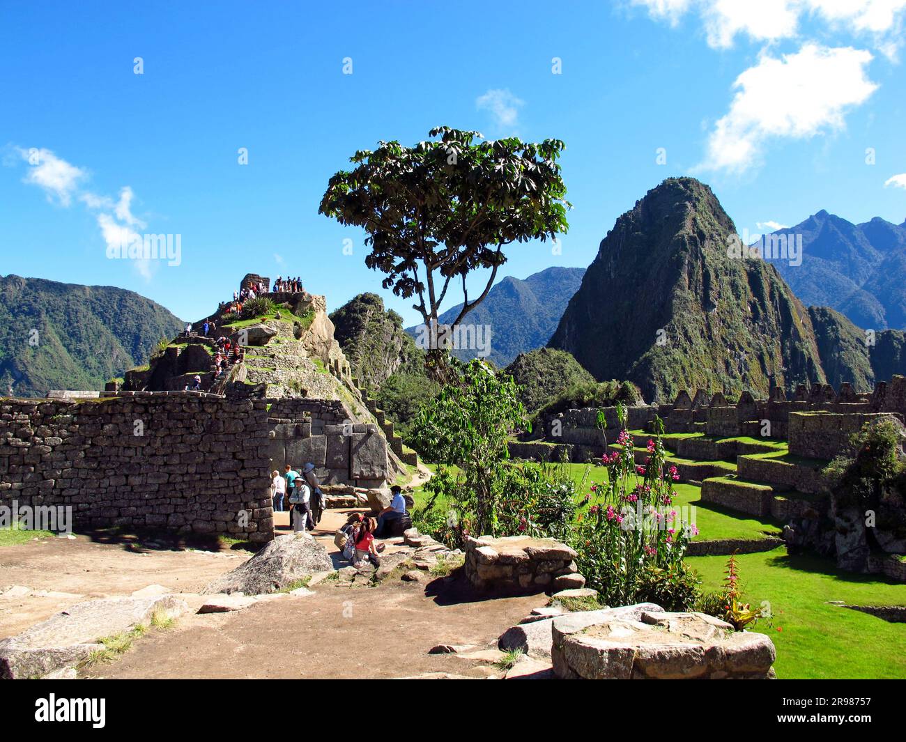 Machu Picchu is capital of the Inca Empire in the Andes mountains, Peru ...