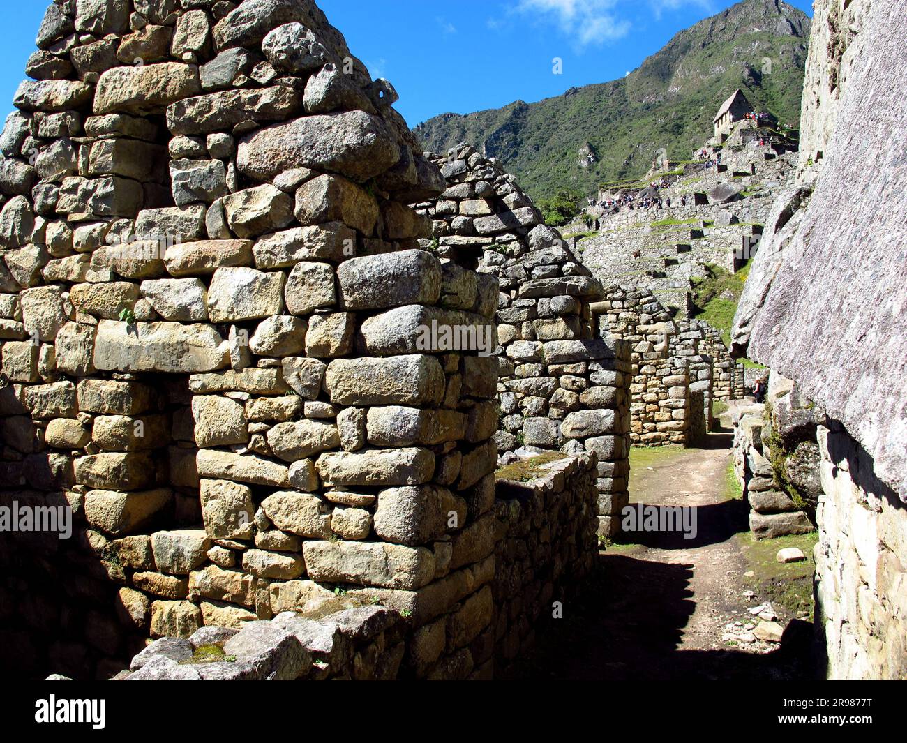 Machu Picchu is capital of the Inca Empire in the Andes mountains, Peru ...