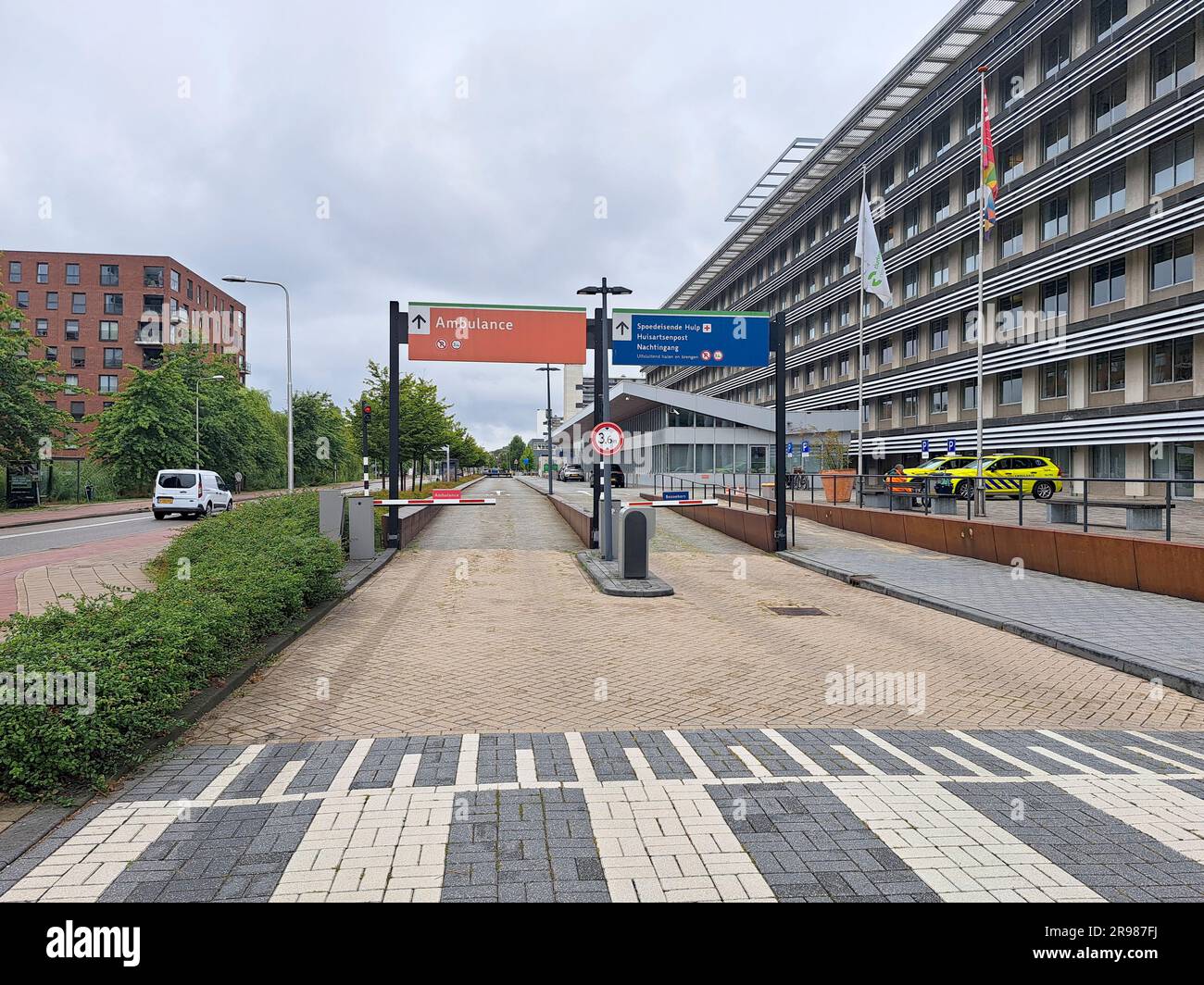 Grovehart Groene hart Hospital in the center of Gouda in the Nethelands Stock ...