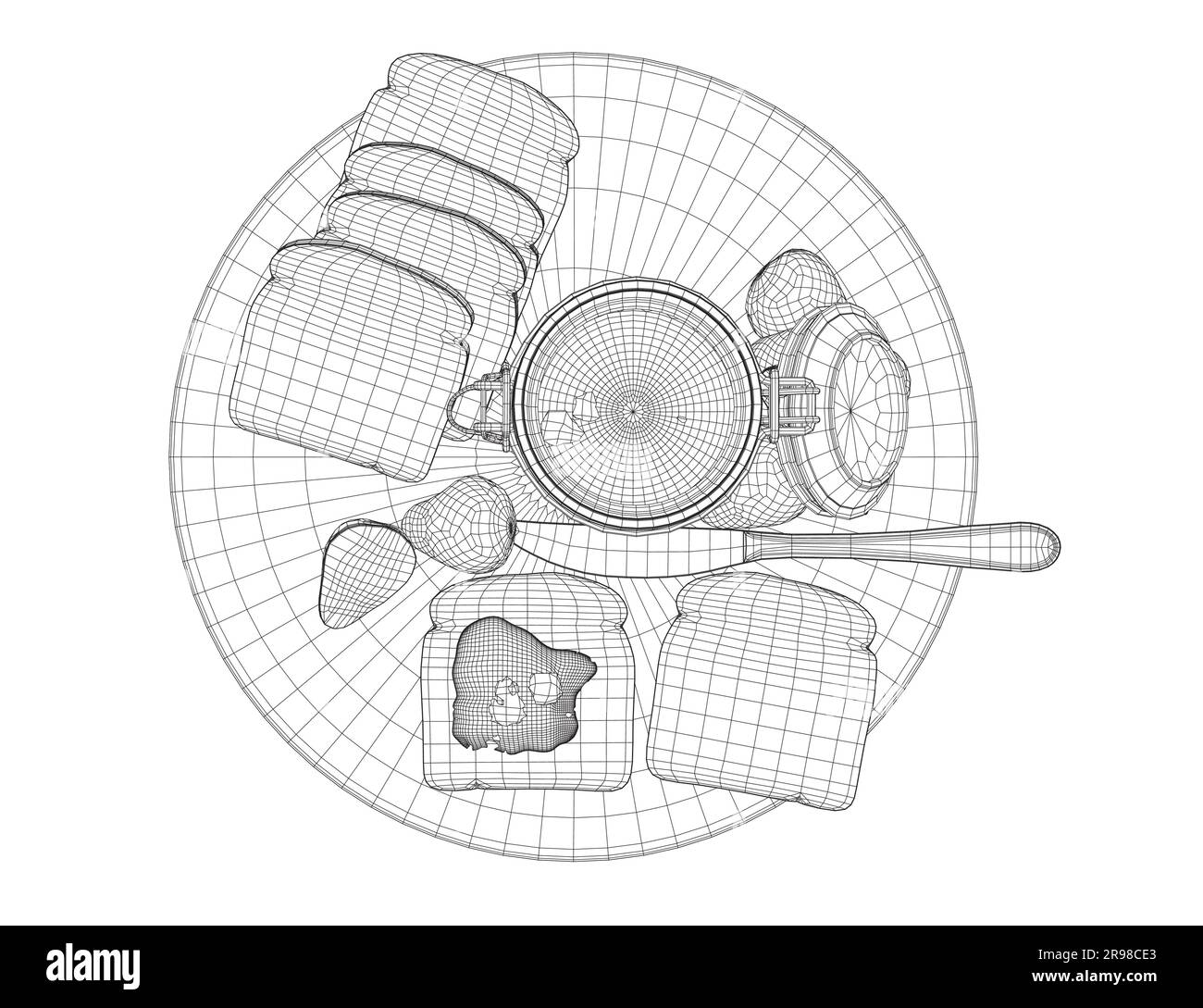 3d food fruit Black and White Stock Photos & Images - Alamy