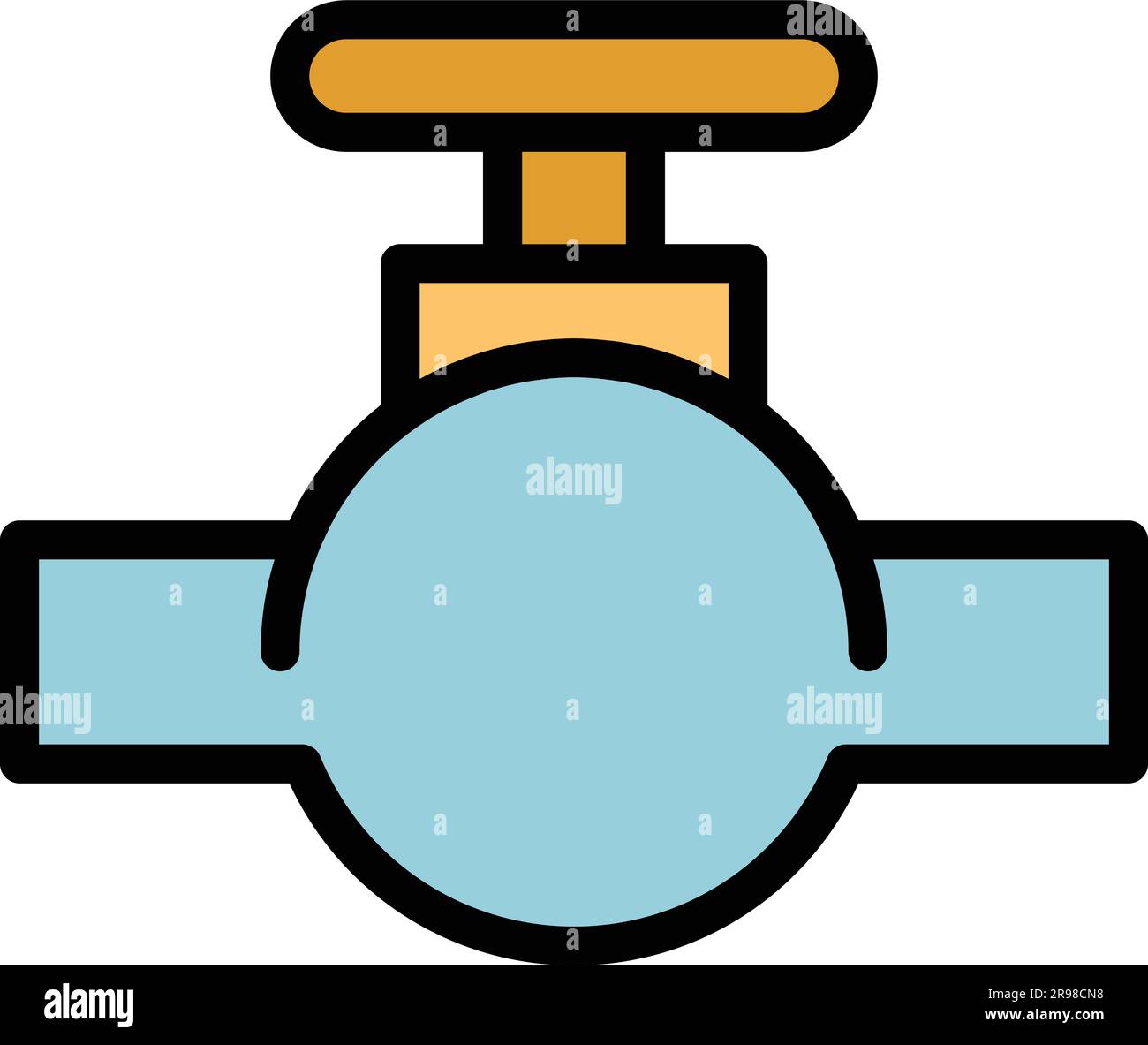 Repair dishwasher pipe tap icon. Outline Repair dishwasher pipe tap vector icon for web design