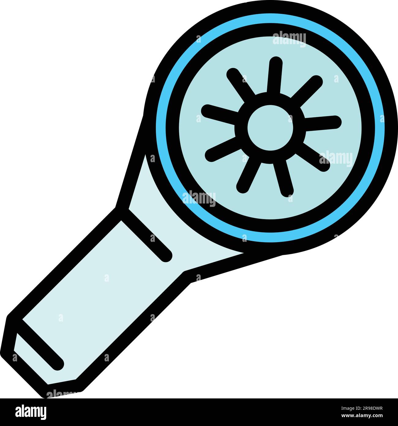 Shower head falling icon. Outline Shower head falling vector icon for web design isolated on