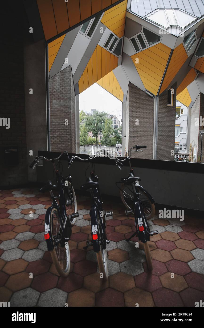 Rotterdam, The Netherlands October 6, 2021 Cube houses