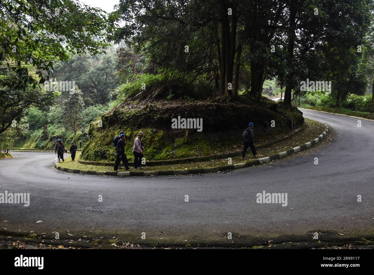 Bandung Regency, West Java, Indonesia. June 25, 2023. Indigenous people ...
