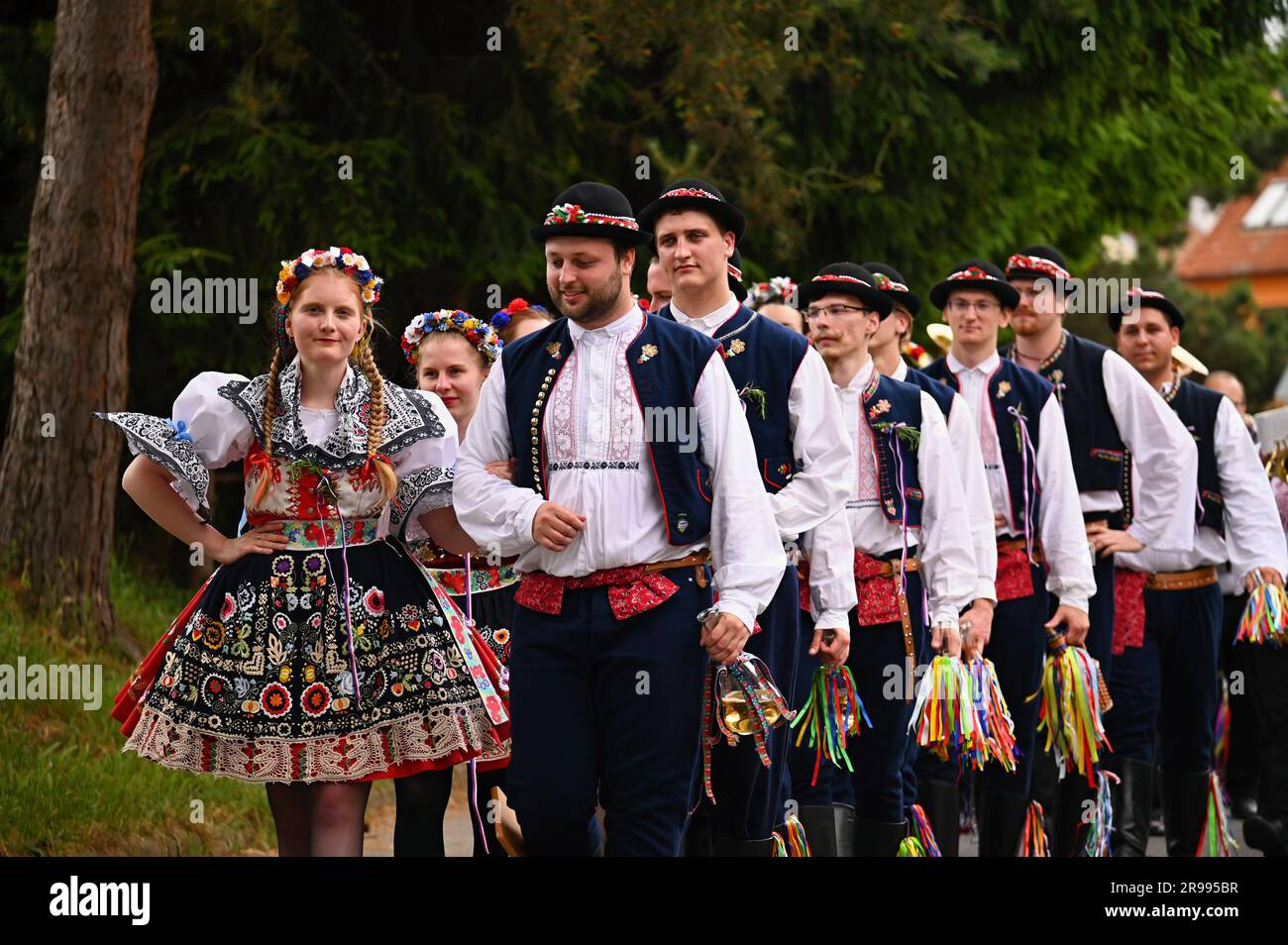 Brno - Bystrc, Czech Republic, 24 June, 2023. Traditional festivities