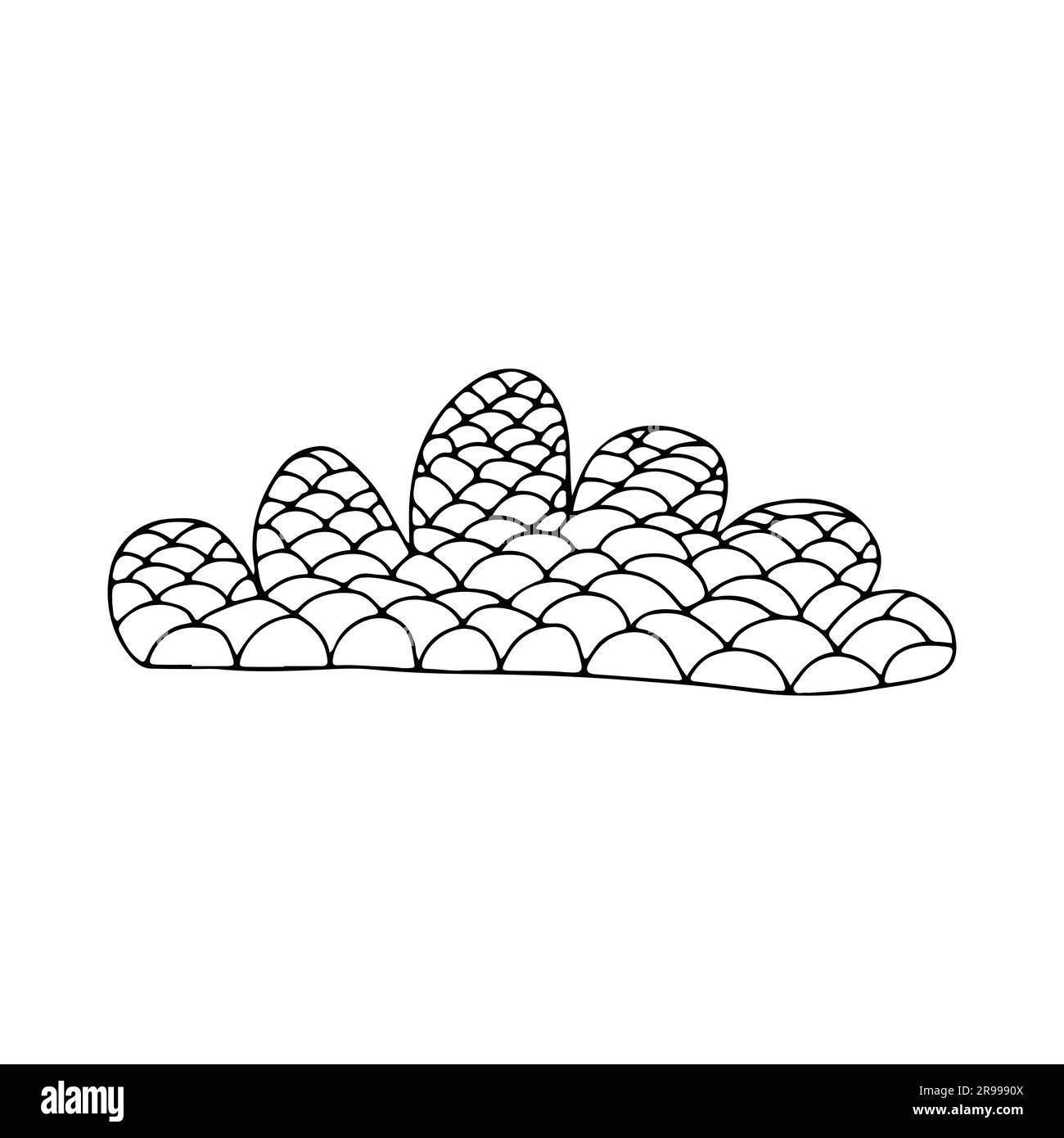 Vector hand drawn cloud Stock Vector Image & Art - Alamy