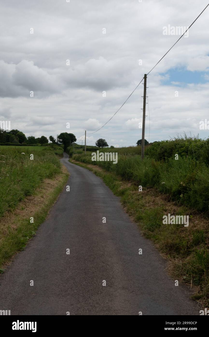 Roman Road, Herefordshire, England Stock Photo Alamy