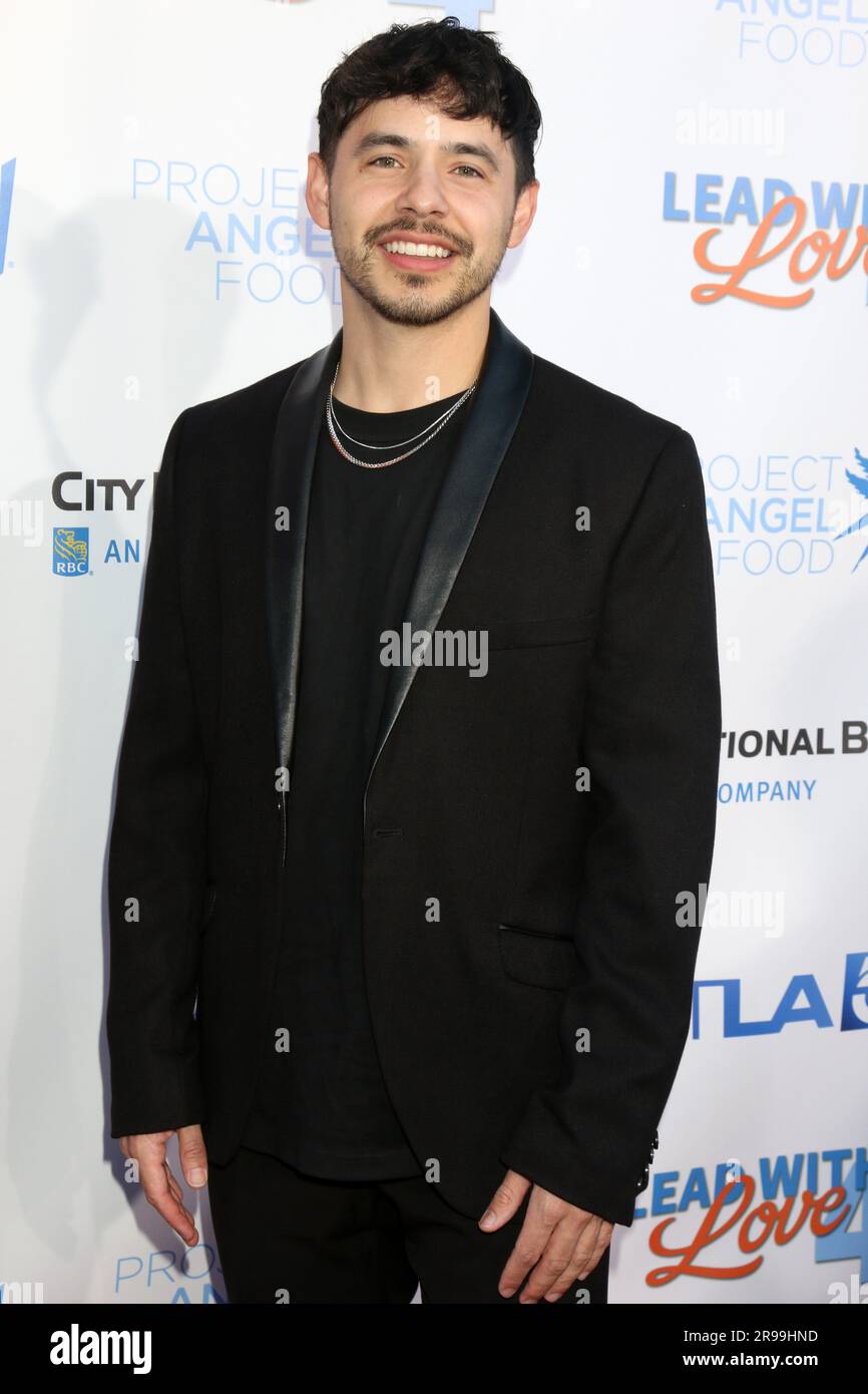 LOS ANGELES - JUN 24:  David Archuleta at the Project Angel Food's Lead with Love at the KTLA Studios on June 24, 2023 in Los Angeles, CA Stock Photo