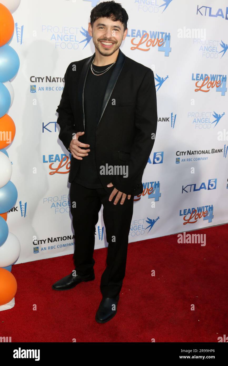 LOS ANGELES - JUN 24:  David Archuleta at the Project Angel Food's Lead with Love at the KTLA Studios on June 24, 2023 in Los Angeles, CA Stock Photo