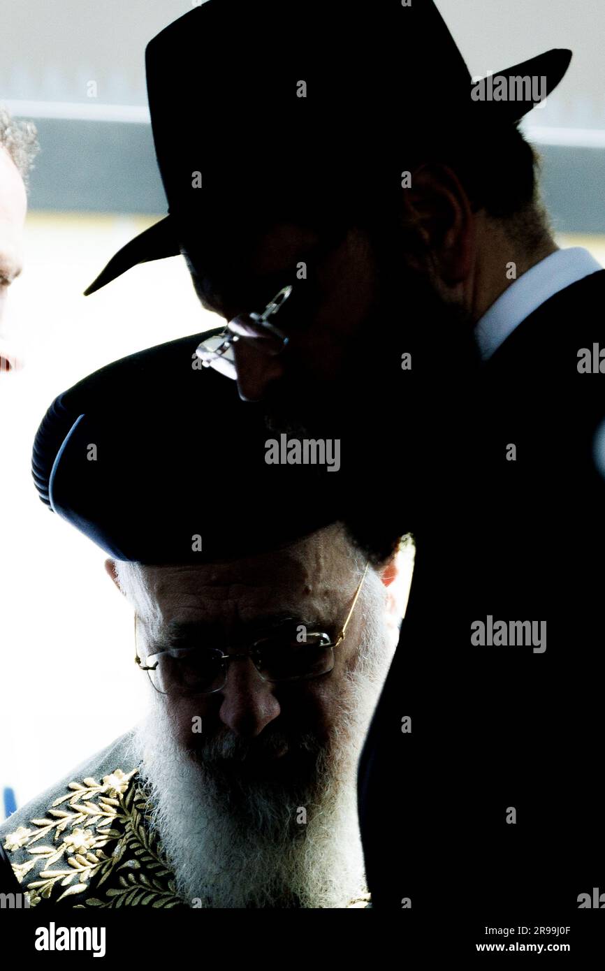 Berlin, Germany. 25th June, 2023. Israel's Sephardic Chief Rabbi