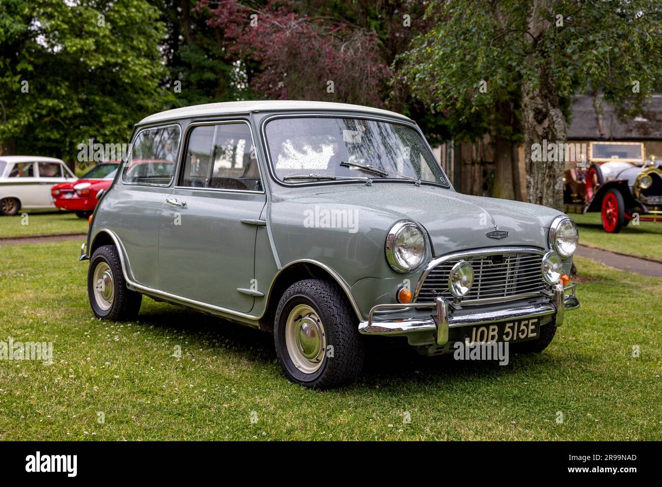 1967 Austin Mini, on display at the Bicester Flywheel held at the Bicester Heritage Centre on the 17th June 2023. Stock Photo