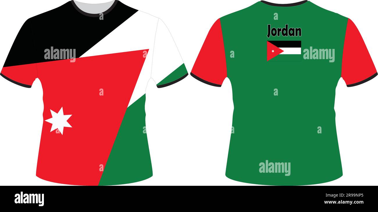 Jordan flag Stock Vector Images Alamy