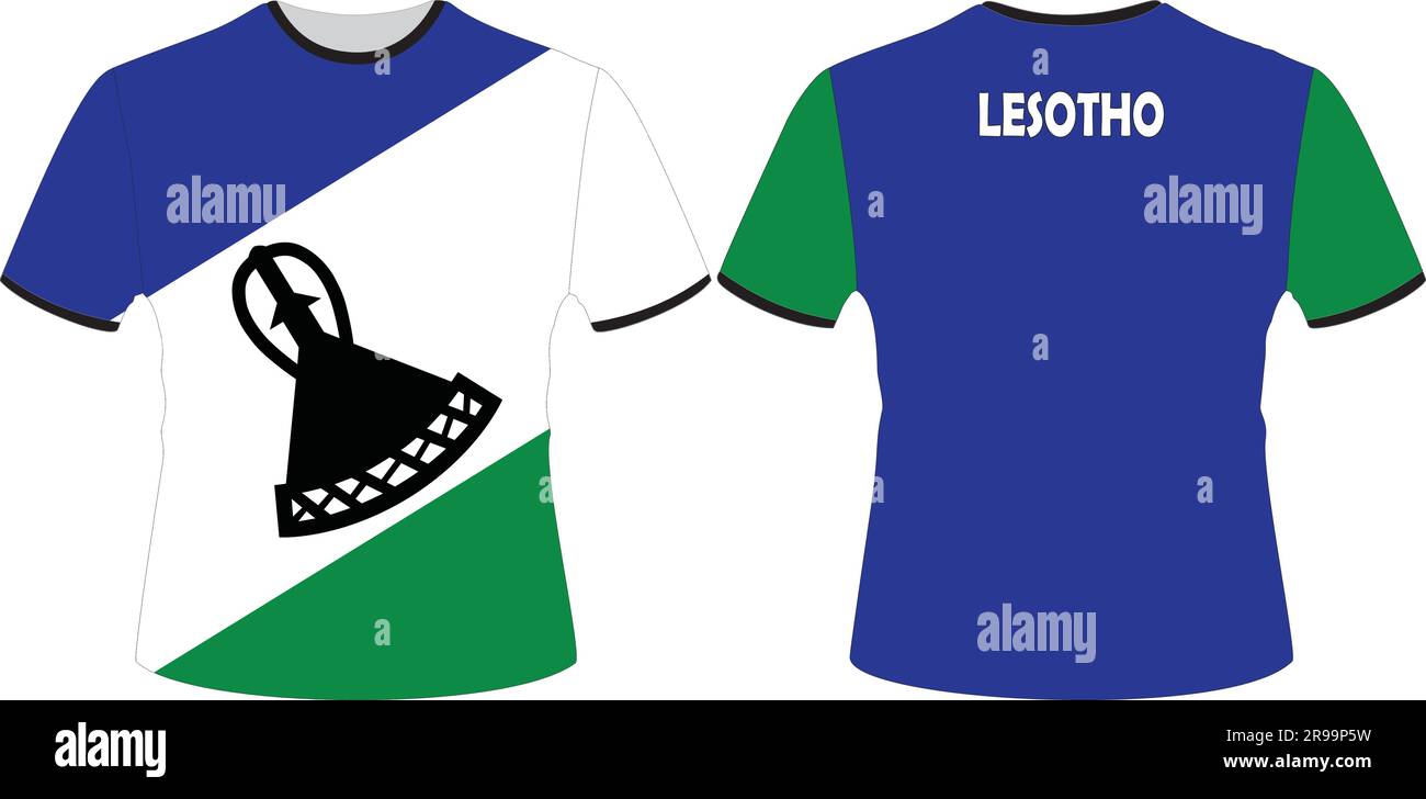 Lesotho Flag Spirit Tee