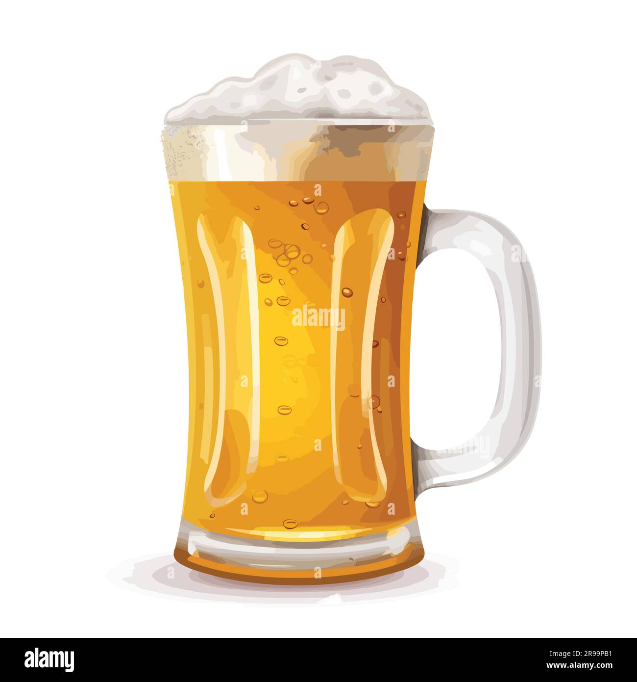 beer vector sticker 3d cut and paste white isolated Stock Vector Image & Art Alamy