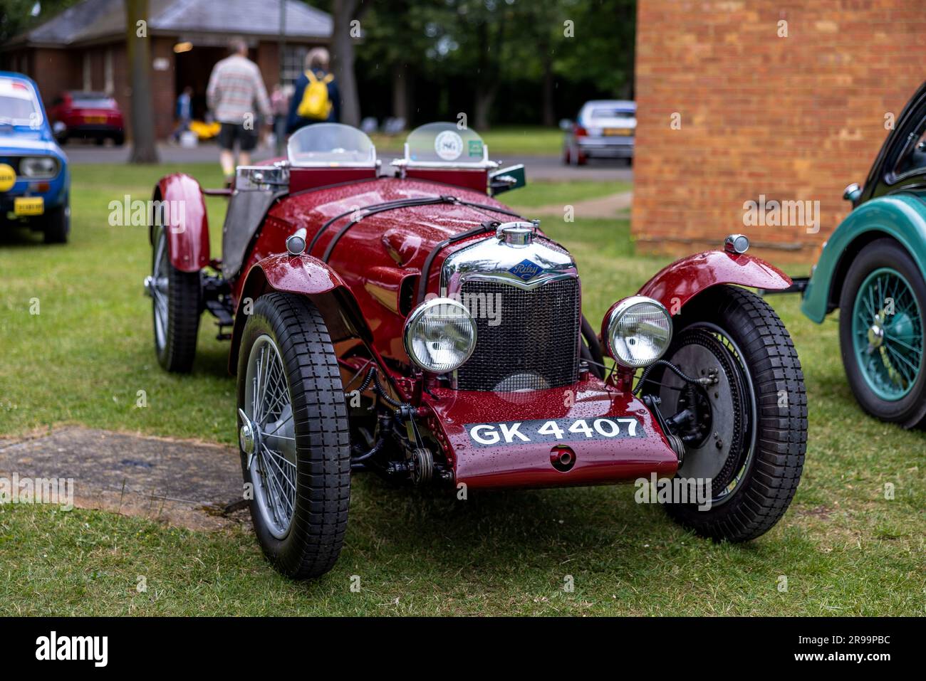 1930 Riley Brooklands, on display at the Bicester Flywheel held at the ...