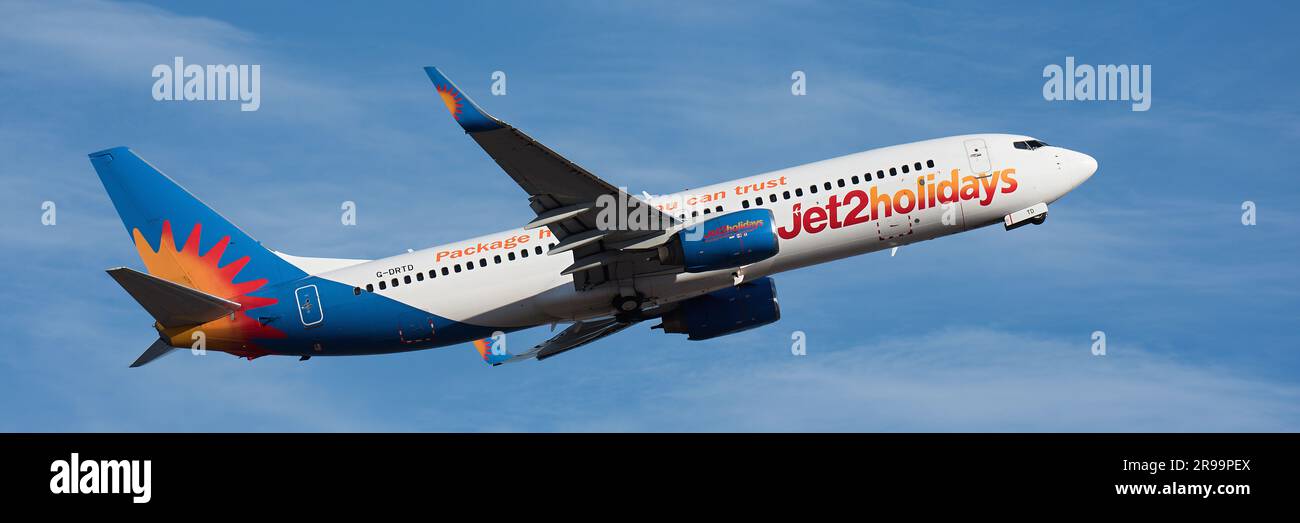 Tenerife, Spain June 7 st, 2023. Jet2 Airlines Boeing 737808. Jet 2 is