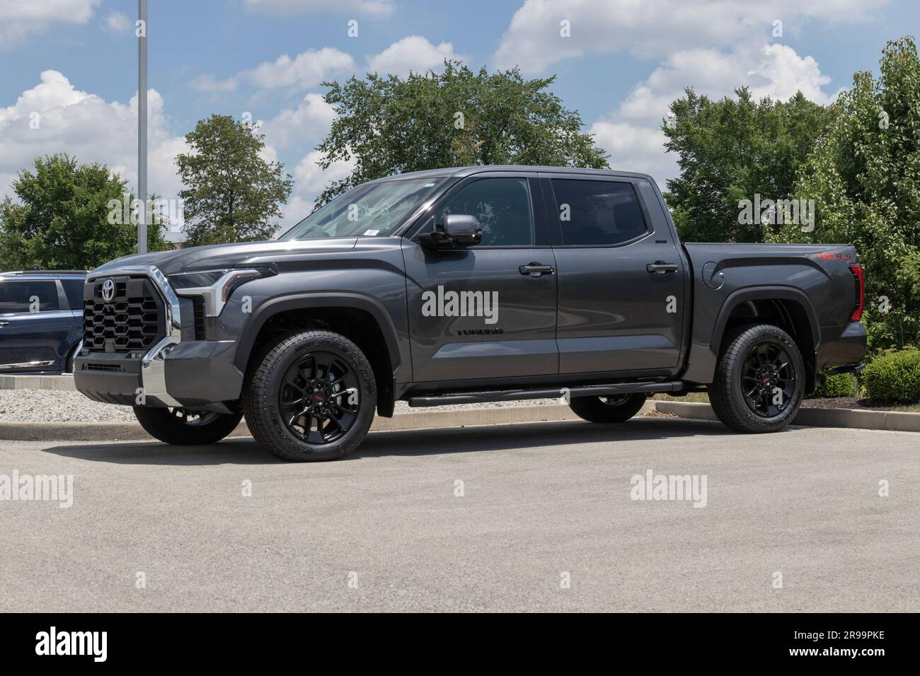 Whitestown June 24, 2023 Toyota Tundra display. Toyota offers the