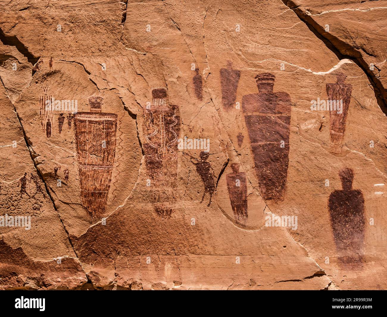 The Great Gallery pictographs, Horseshoe Canyon, Canyonlands National