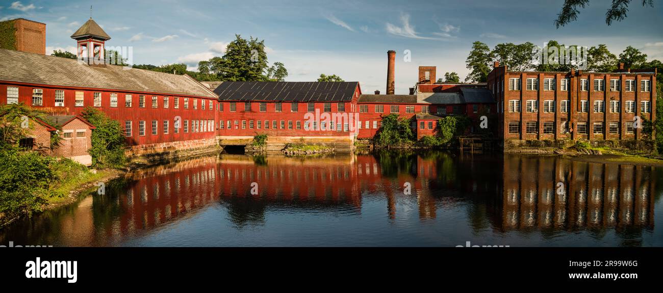 The Collins Company Axe Factory   Collinsville, Connecticut, USA Stock Photo