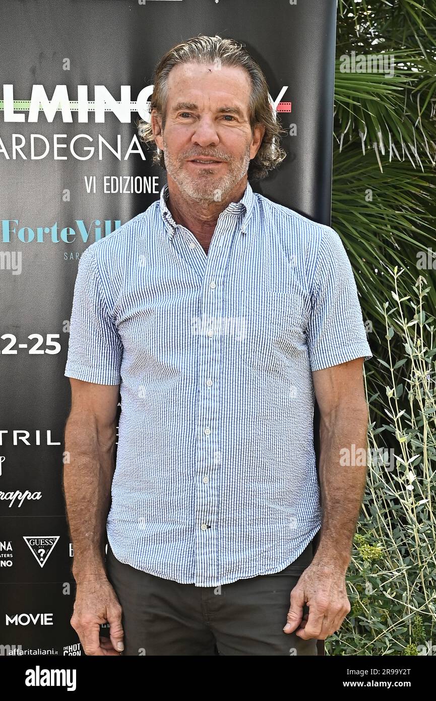 Dennis Quaid 6th Edition Filming Italy Sardegna Festival