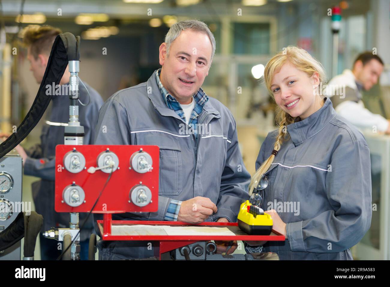 Machine Shop Apprentice Industrial trainer apprentice hi-res stock photography and images - Alamy