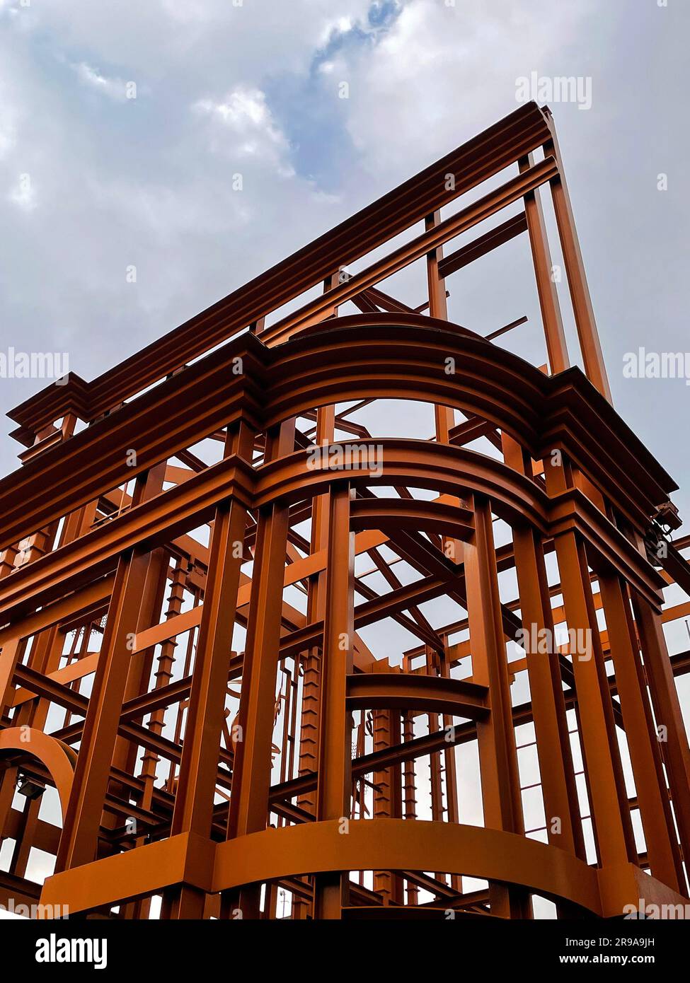 Rotterdam, Netherlands October 10, 2021 Reconstruction of the