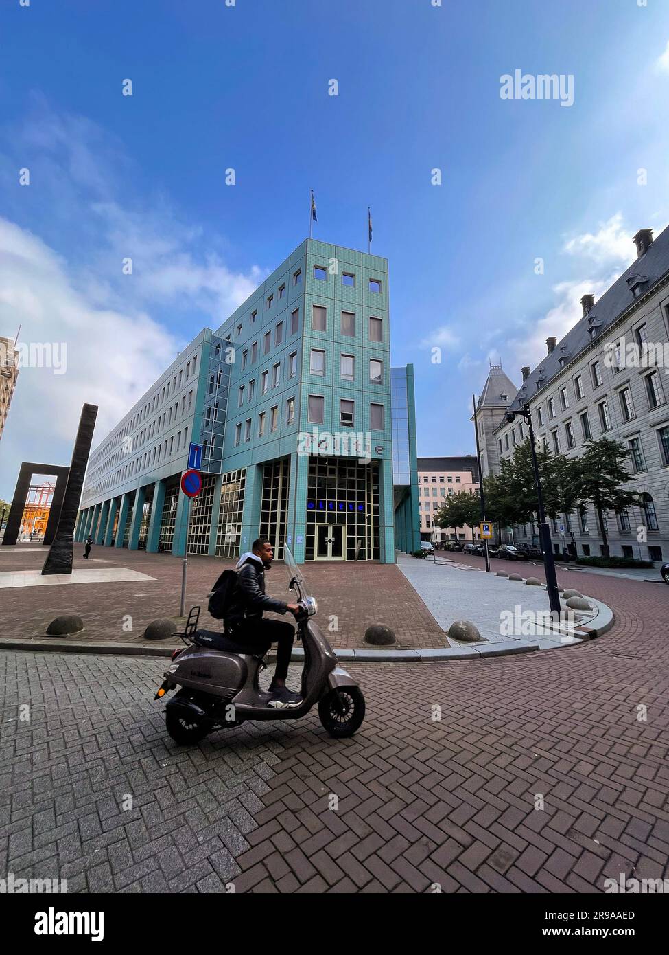 Rotterdam, Netherlands - October 10, 2021: The Central Police Station building, Doelwater Hoofdbureau in Rotterdam, Netherlands. Stock Photo