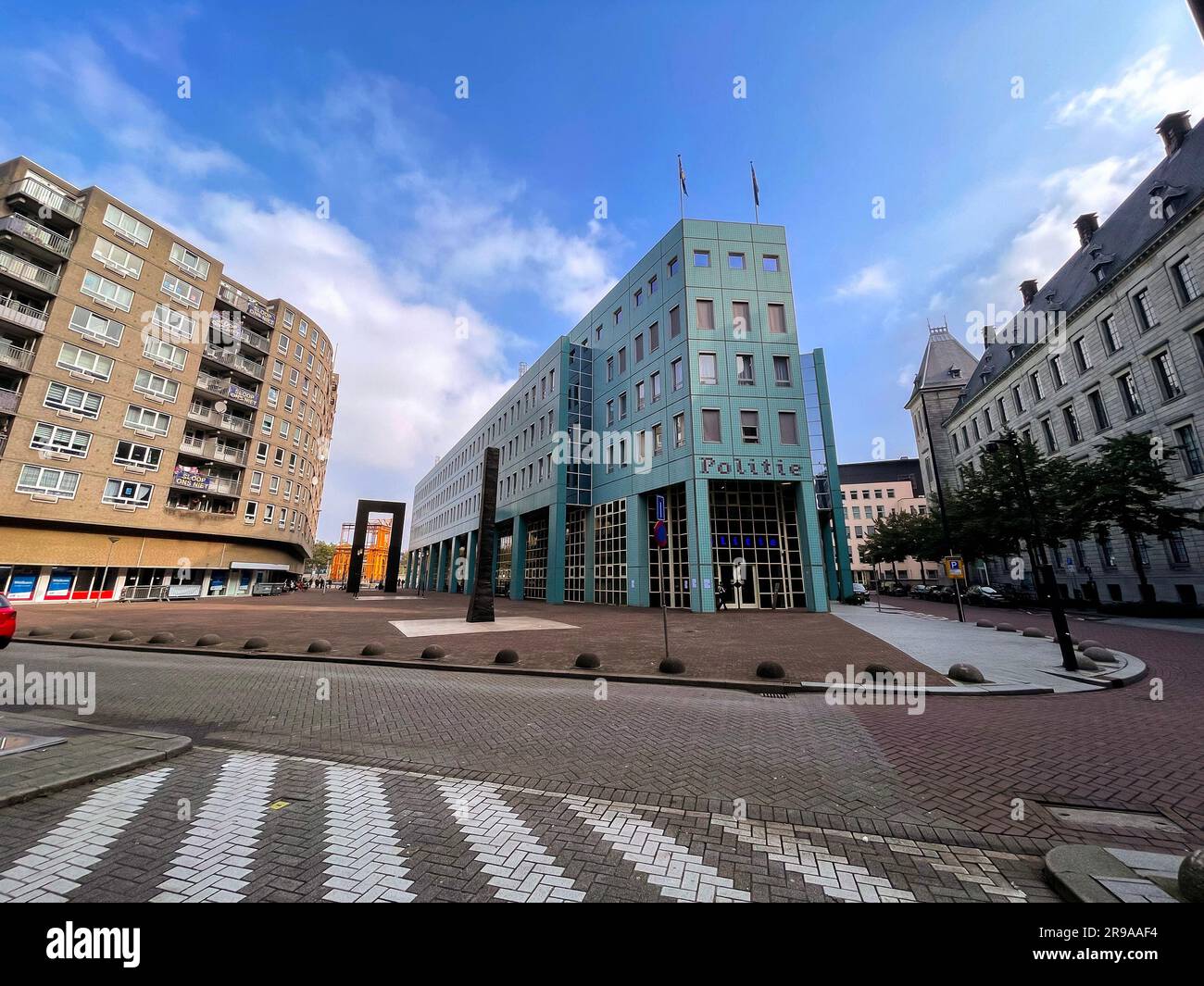 Rotterdam, Netherlands - October 10, 2021: The Central Police Station building, Doelwater Hoofdbureau in Rotterdam, Netherlands. Stock Photo