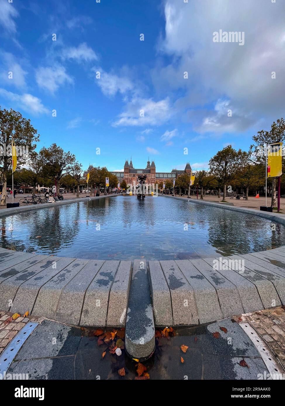 Amsterdam, NL October 12, 2021 Modern sculpture from the New Jersey