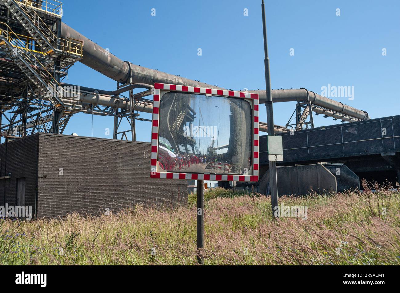 Greenpeace activists occupy steel giant Tata Steel in the Netherlands