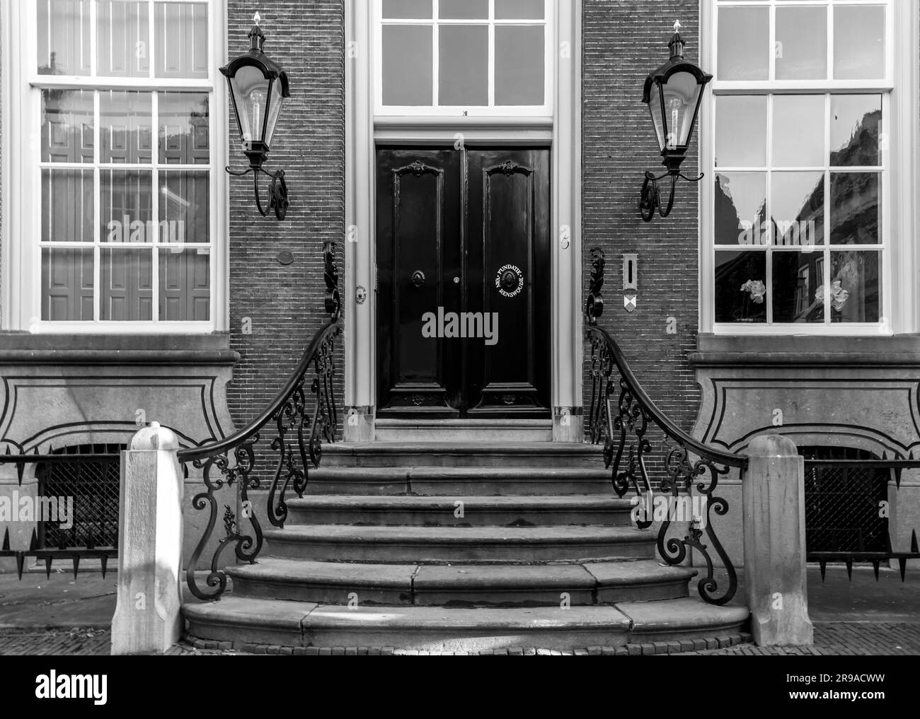 Utrecht, NL - OCT 9, 2021: Street view and traditional Dutch buildings
