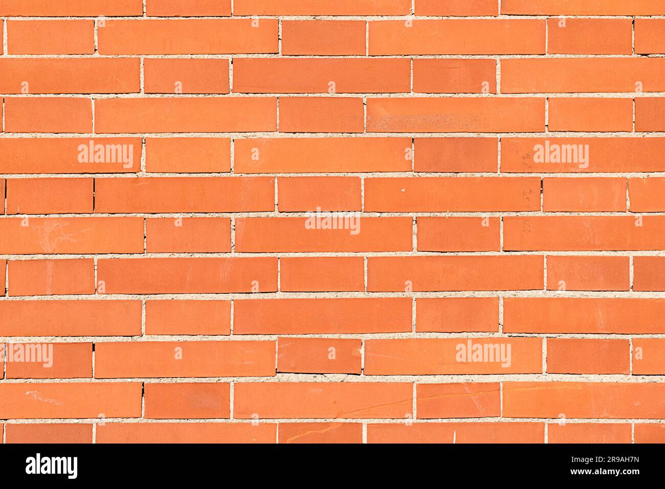 Background from an orange brick wall Stock Photo