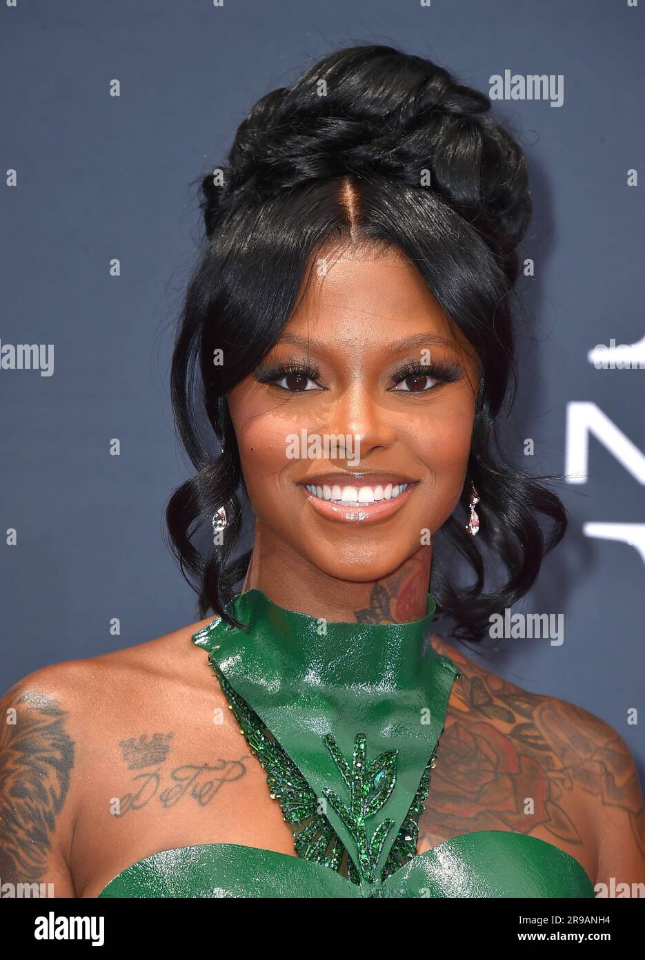 Big Boss Vette arrives at the BET Awards on Sunday, June 25, 2023, at