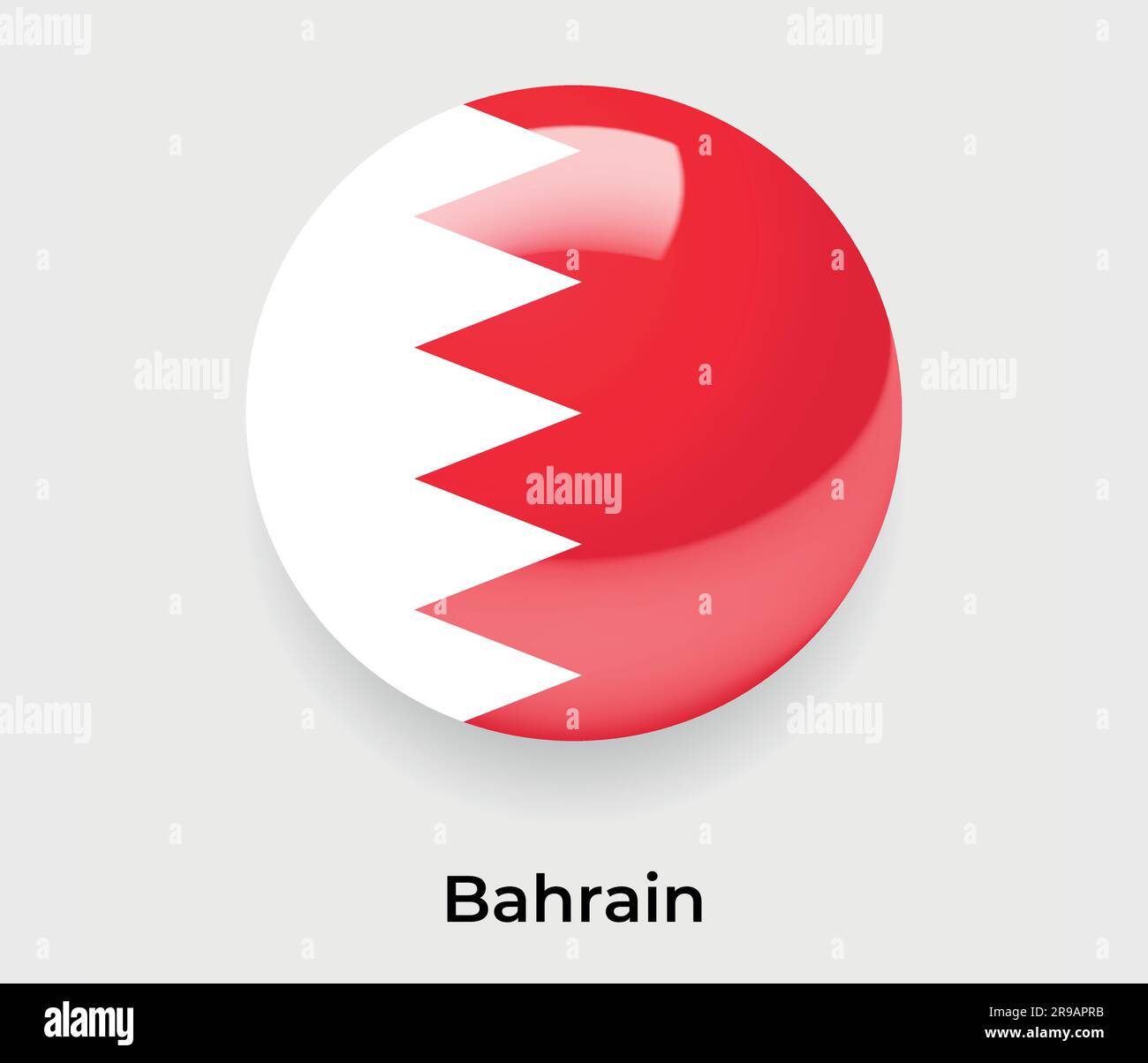 Bahrain country flag map shape Stock Vector Images - Alamy