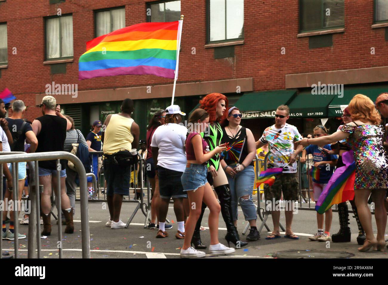 NEW YORK, NY- June 25: Visuals as the New York City Pride 54th Annual ...