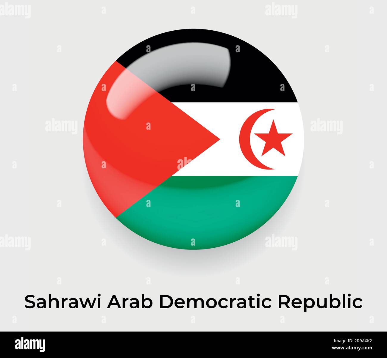 Sahrawi arab democratic republic flag map hi-res stock photography and ...