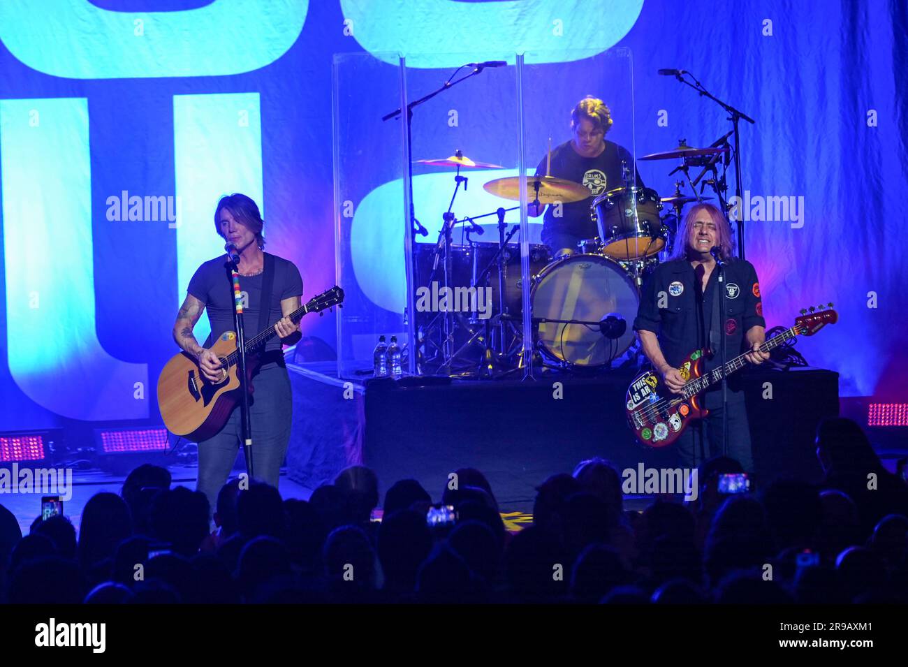 Eventim Apollo, London, UK. June 25 2023. Goo Goo Dolls performances at Eventim Apollo. Credit: See Li/Picture Capital/Alamy Live News Stock Photo