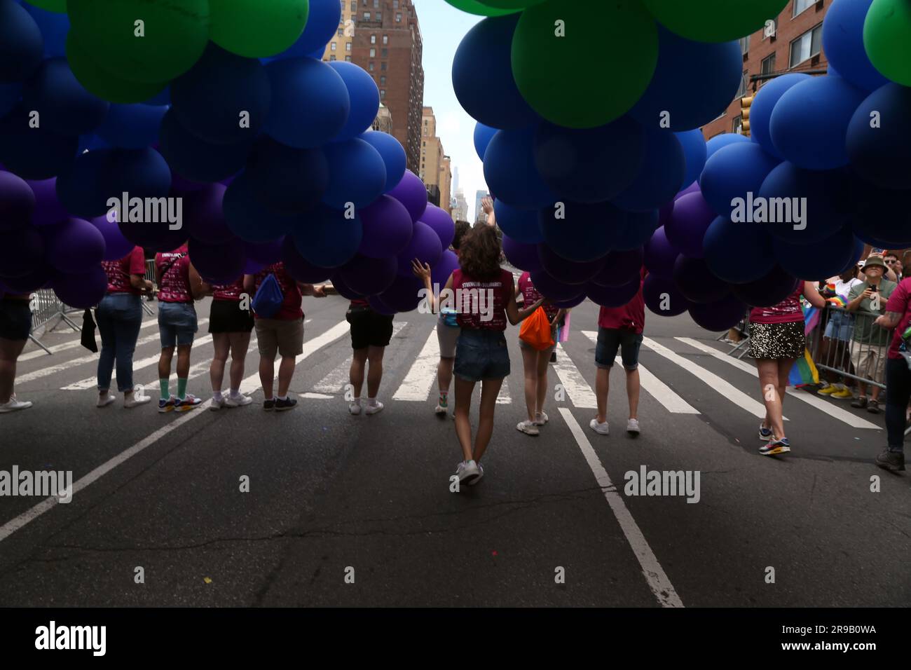NEW YORK, NY- June 25: Visuals as the New York City Pride 54th Annual ...