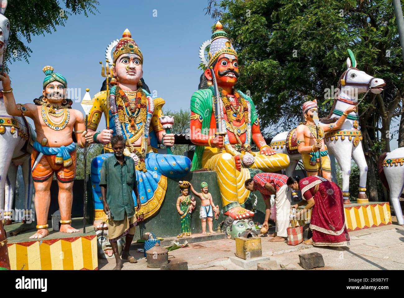 Village Guardian temple Muniappan in Dharmapuri, Tamil Nadu, South