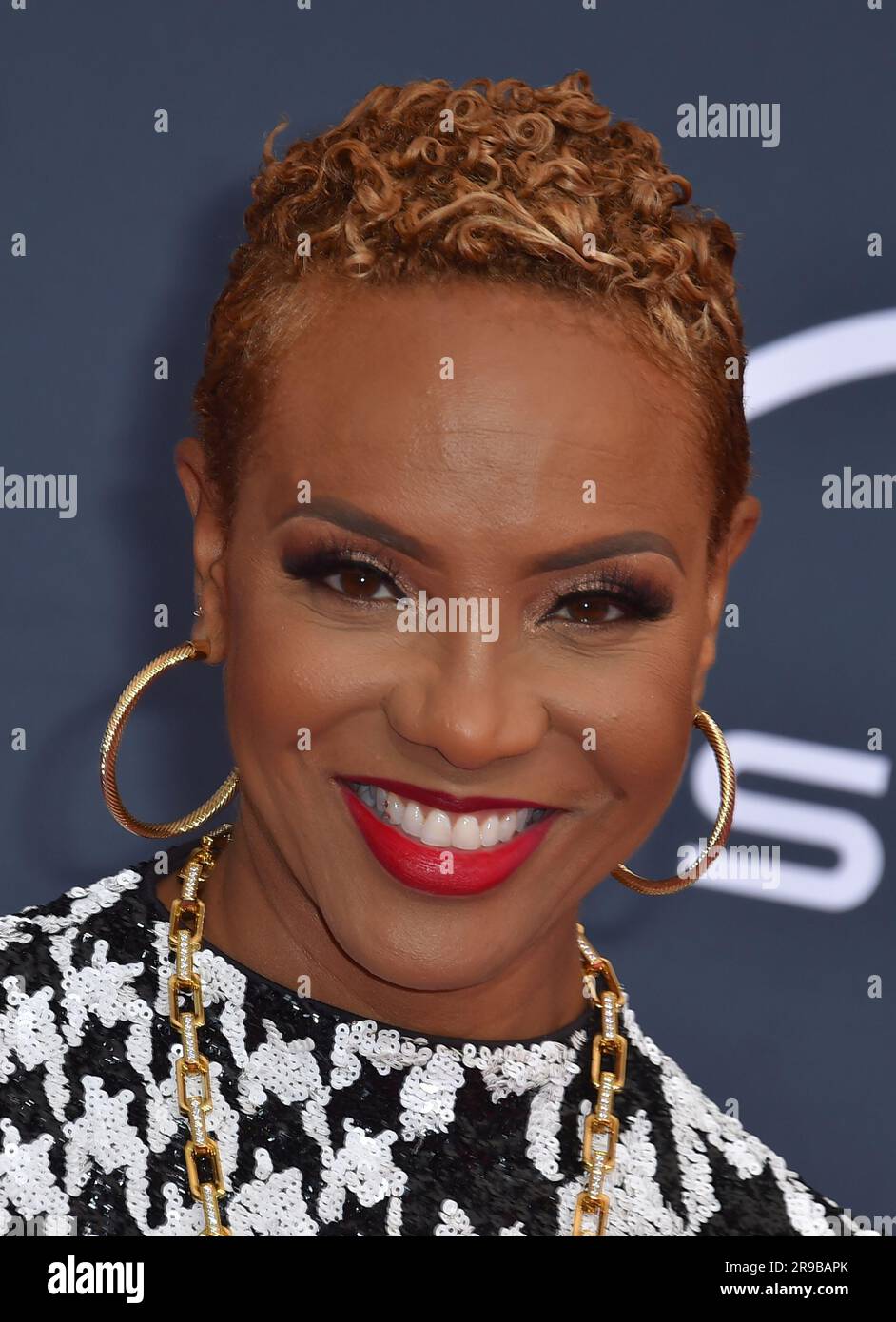MC Lyte arrives at the BET Awards on Sunday, June 25, 2023, at the