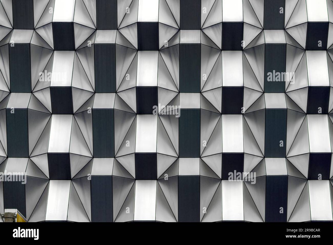 Architectural detail surface texture background with polygonal pattern