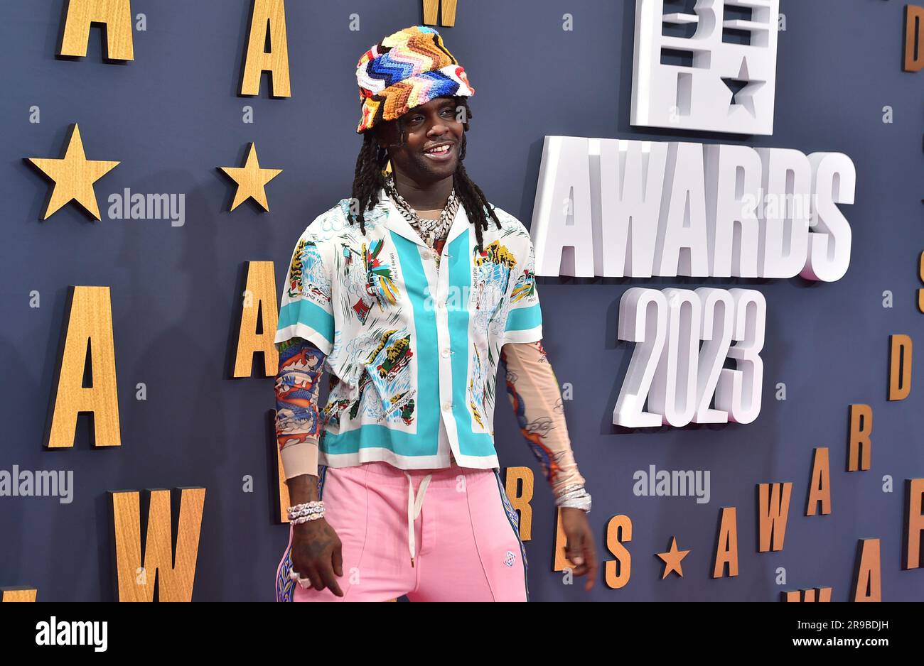 Chief Keef arrives at the BET Awards on Sunday, June 25, 2023, at the