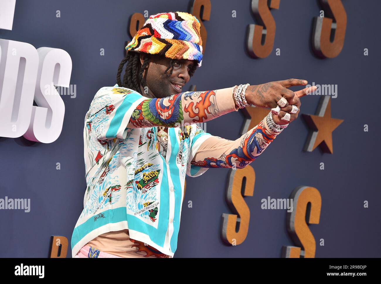 Chief Keef arrives at the BET Awards on Sunday, June 25, 2023, at the