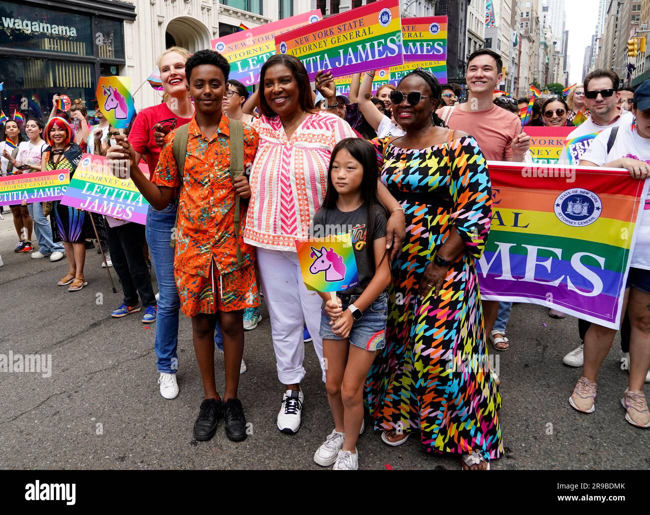 New York, New York, USA. 25th June, 2023. Leticia James during The 2023