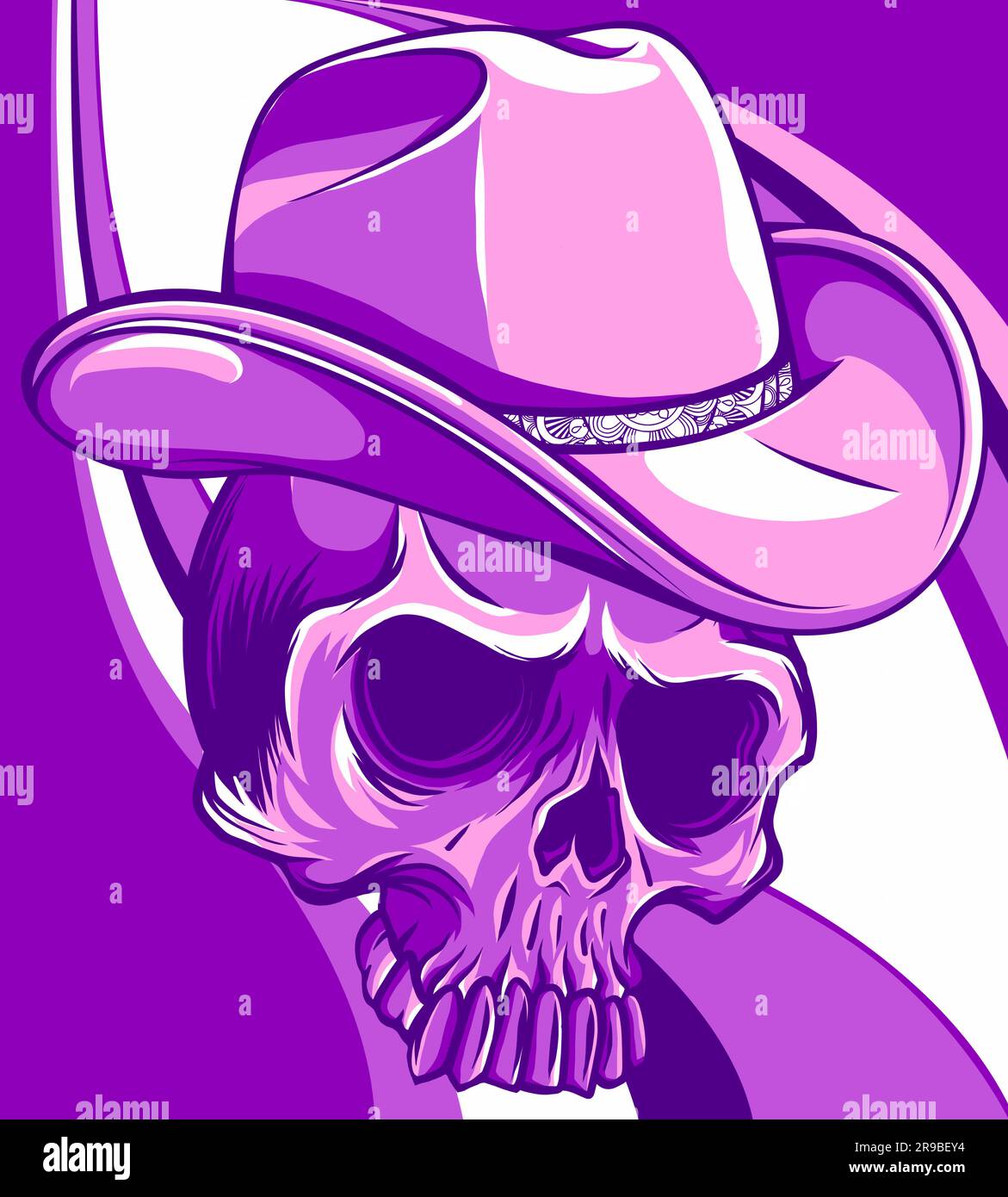 The image of the skull. Vector illustration Stock Vector Image & Art ...