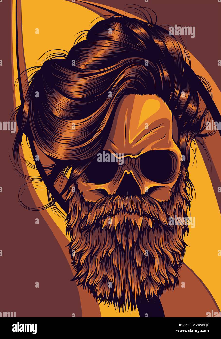The image of the skull. Vector illustration Stock Vector Image & Art ...